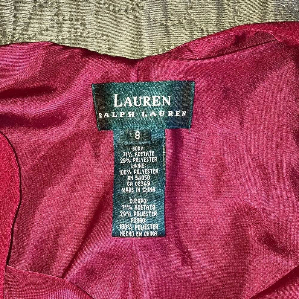Ralph Lauren Lined Dress
